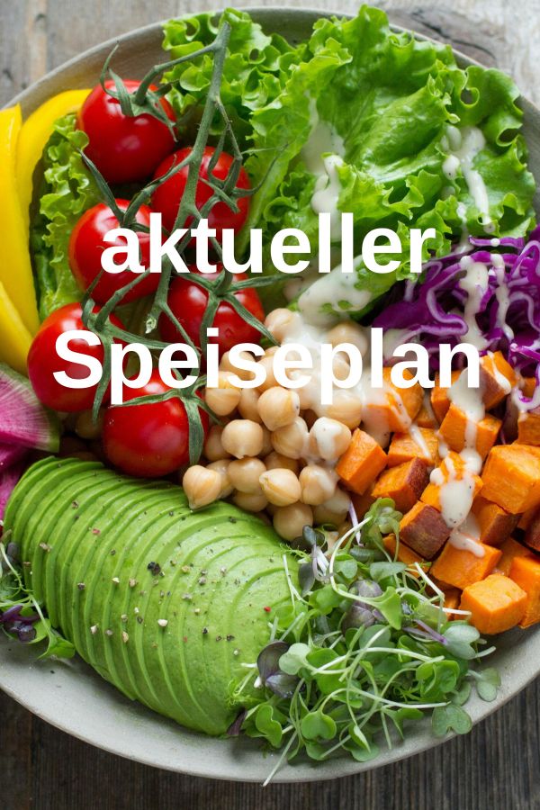 Speiseplan der Mensa